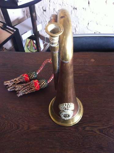 23RD ROYAL WELSH COPPER & BRASS BUGLE-AWESOME!!!
